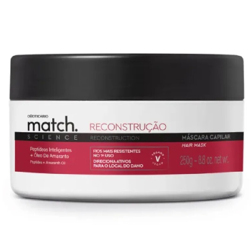 MASCARA CAPILAR RECONTRUCION MATCH MASCARA CAPILAR RECONTRUCION MATCH